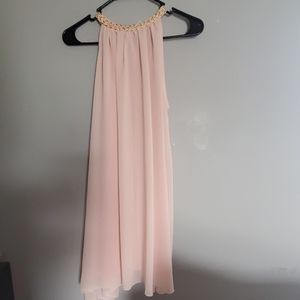 Pink A-Line Sheath Dress